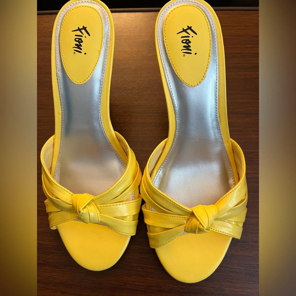 Yellow heels
